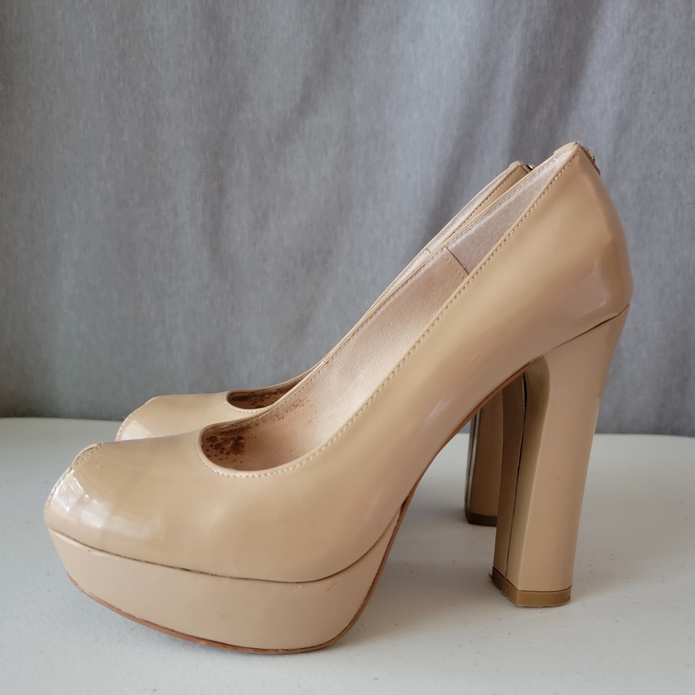 MICHAEL Michael Kors Beige Platform Heels